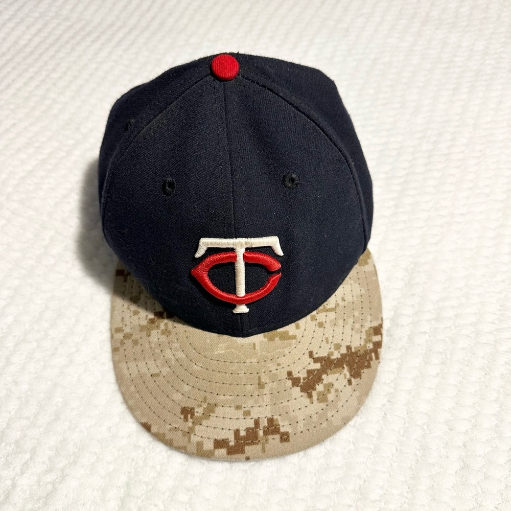 Minnesota Twins Official On Field New Era Navy Fitted Cap